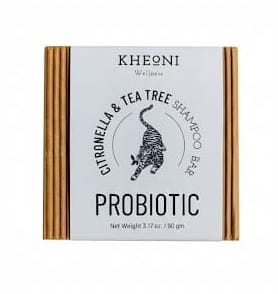 Probiotic Citronella & Tea Tree Shampoo Bar | Natural Eco-Friendly, Chemical-Free Soap Deep Conditioning, Oil Control, Soft, Silky & Healthy Hair - 90 gm view 2
