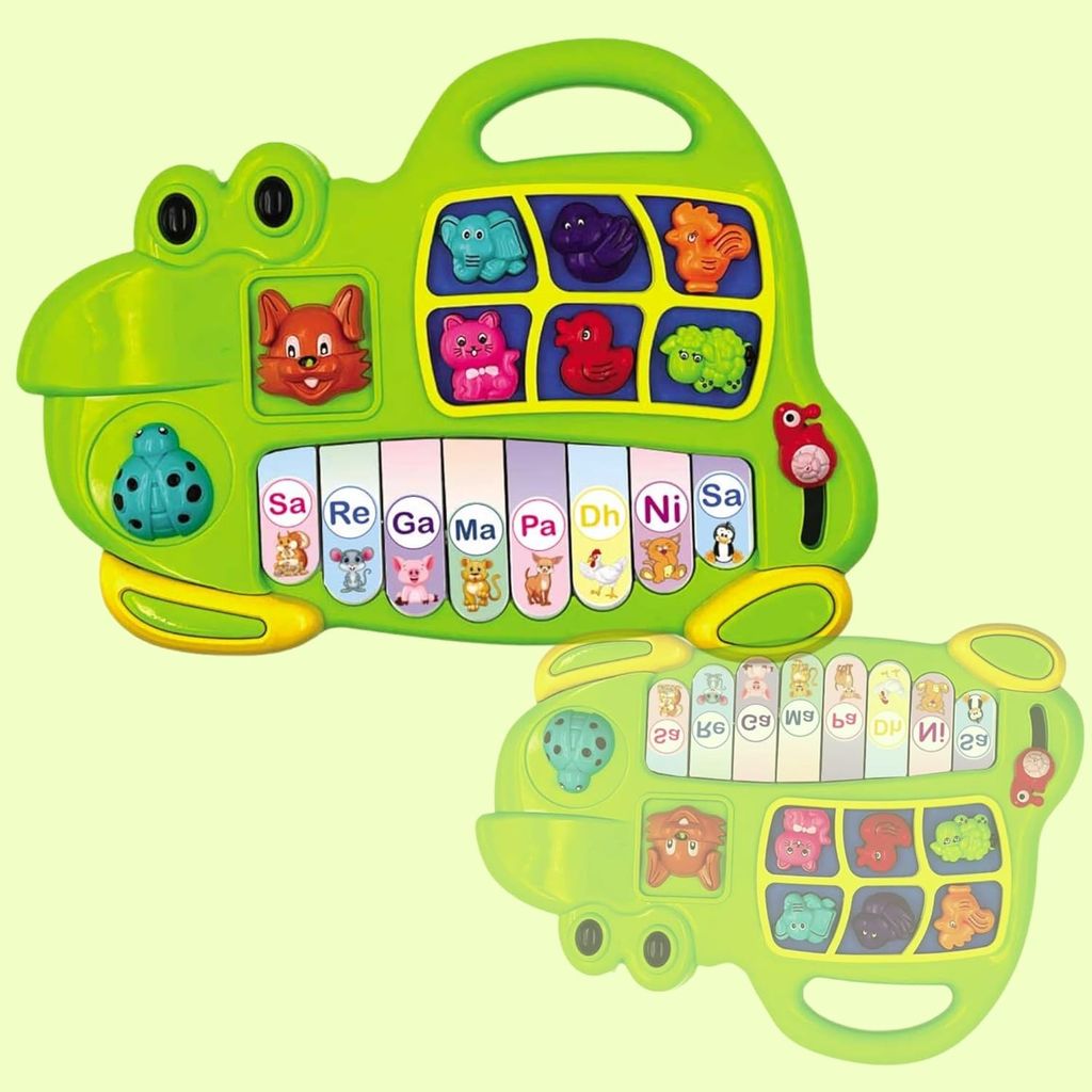 KTRS Enterprise Animal Keyboard Musical Toys Piano Animal Keyboard, Musical Toys for Kids, Toys for Kids, Electronic Animal Piano Keyboard Toy (Pack of 1 Pcs, Random Color) view 2