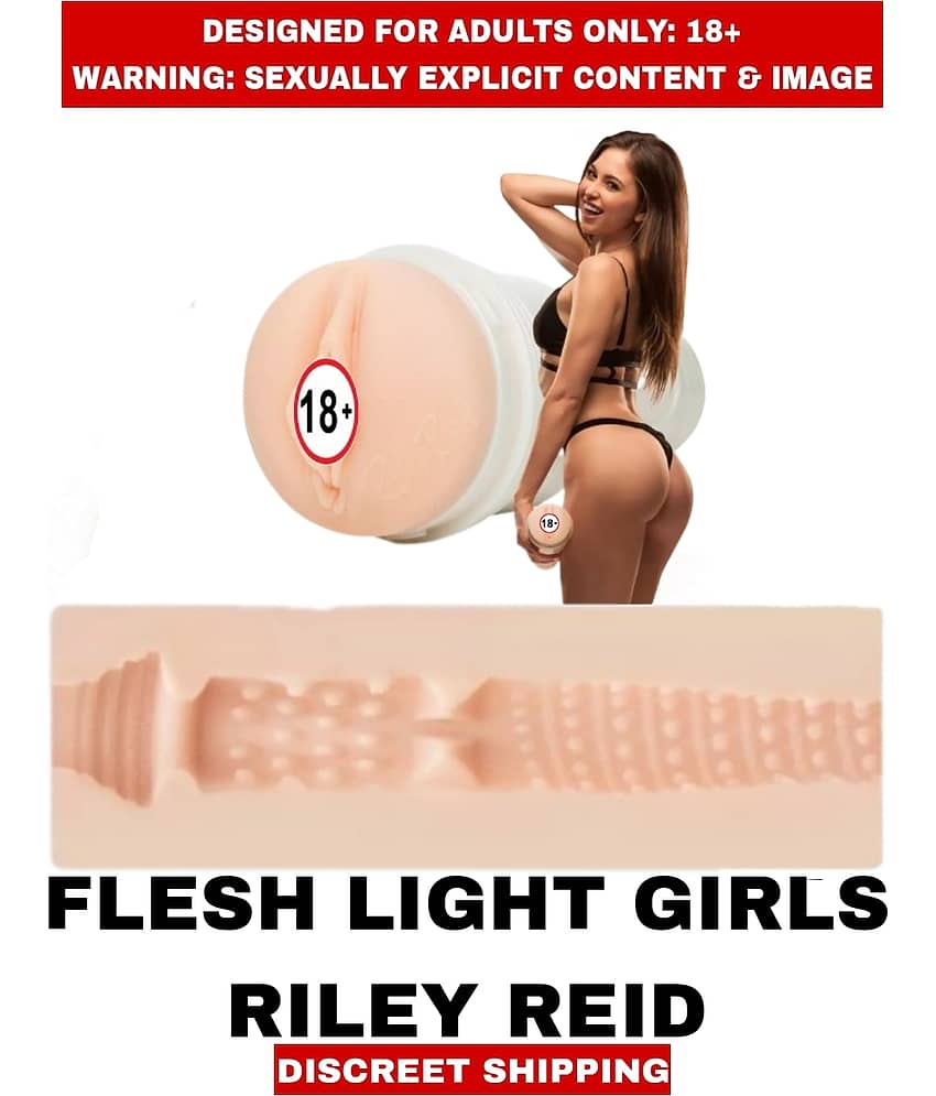 SEX TOYS REAL PUSSY FEEL MASTURBATOR FLESH LIGHT RILEY REID For Men view 2