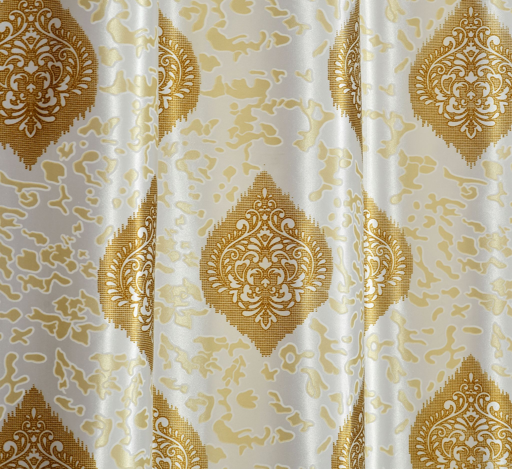 Luxury Blackout Curtains for Bedroom, 100% Light Blocking Thermal Insulated Grommet Top Room Darkening Curtains view 2