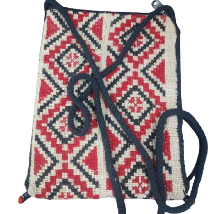Handmade Jute Sling Bag view 2