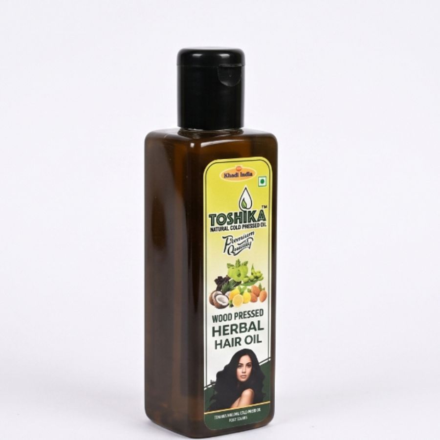 Toshika Wood Pressed Herbal Hair Oil (200 ml) view 2