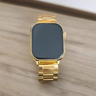 Smart Watch Band, Gold Edition, Compatible with Series 9, Stainless Steel view 2