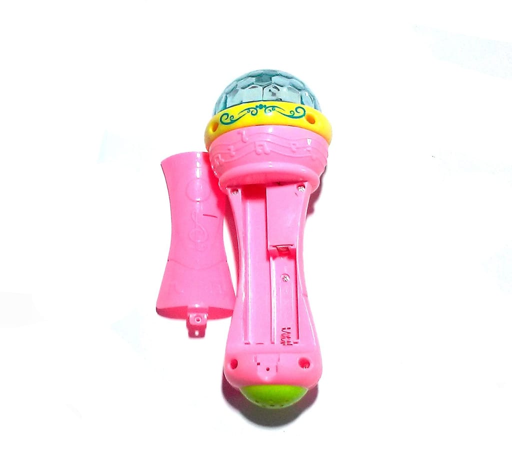 Nawani Electronic Musical Microphones for Kids Toy Starlight Dreamshow Night Light Projector Toy Songs/ Lighting, Size- 20/6 cm view 2