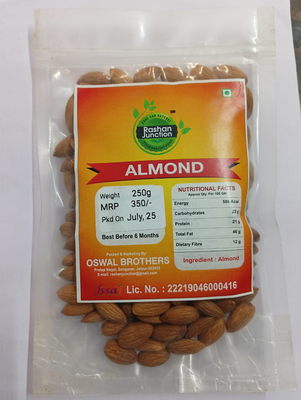 Almonds view 2