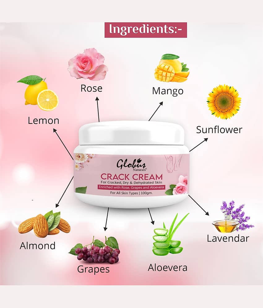 Globus Naturals Crack Cream, 100gm (Pack of 2) view 2