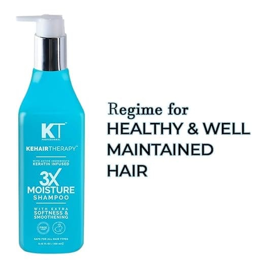 3X Moisture Shampoo | Keratin-Infused with Active Ingredients for Extra Softness & Smoothness | Sulfate-Free, Paraben-Free | 250ml view 2