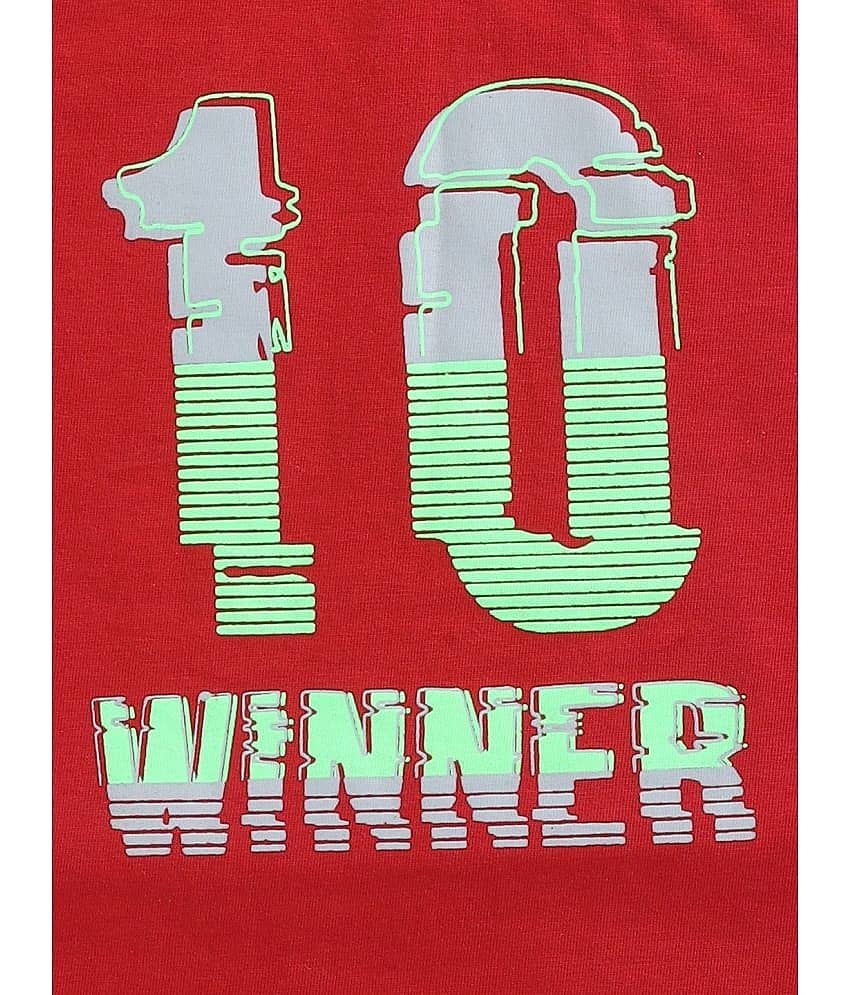 Todd N Teen Pack of 1 Boys Cotton T-Shirt & Trackpants Set ( Green ) view 2