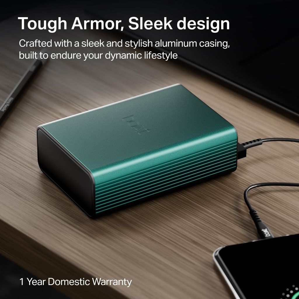 Boat Energyshroom PB400 Pro 20000 mAh 22.5W Pocket Size, Compact Power Bank view 2