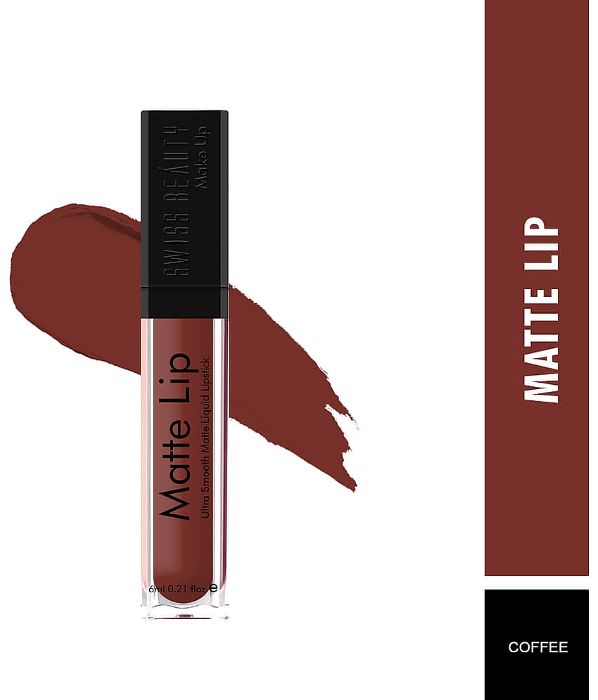 Swiss Beauty - Pink Matte Lipstick view 2