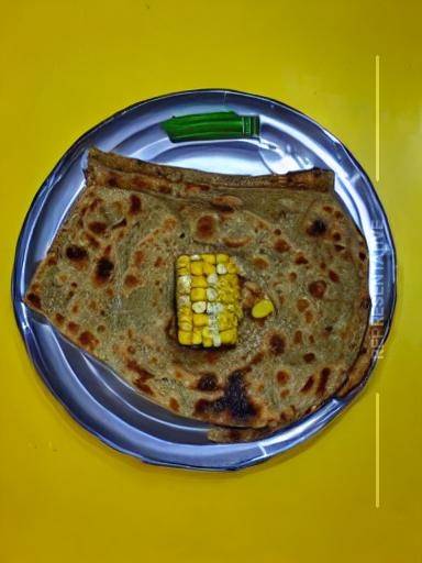 Sweetcorn paratha