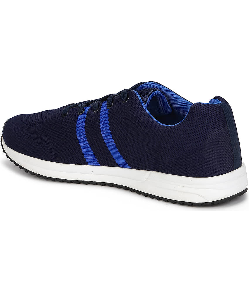 GOLDSTAR Blue Running Shoes view 2
