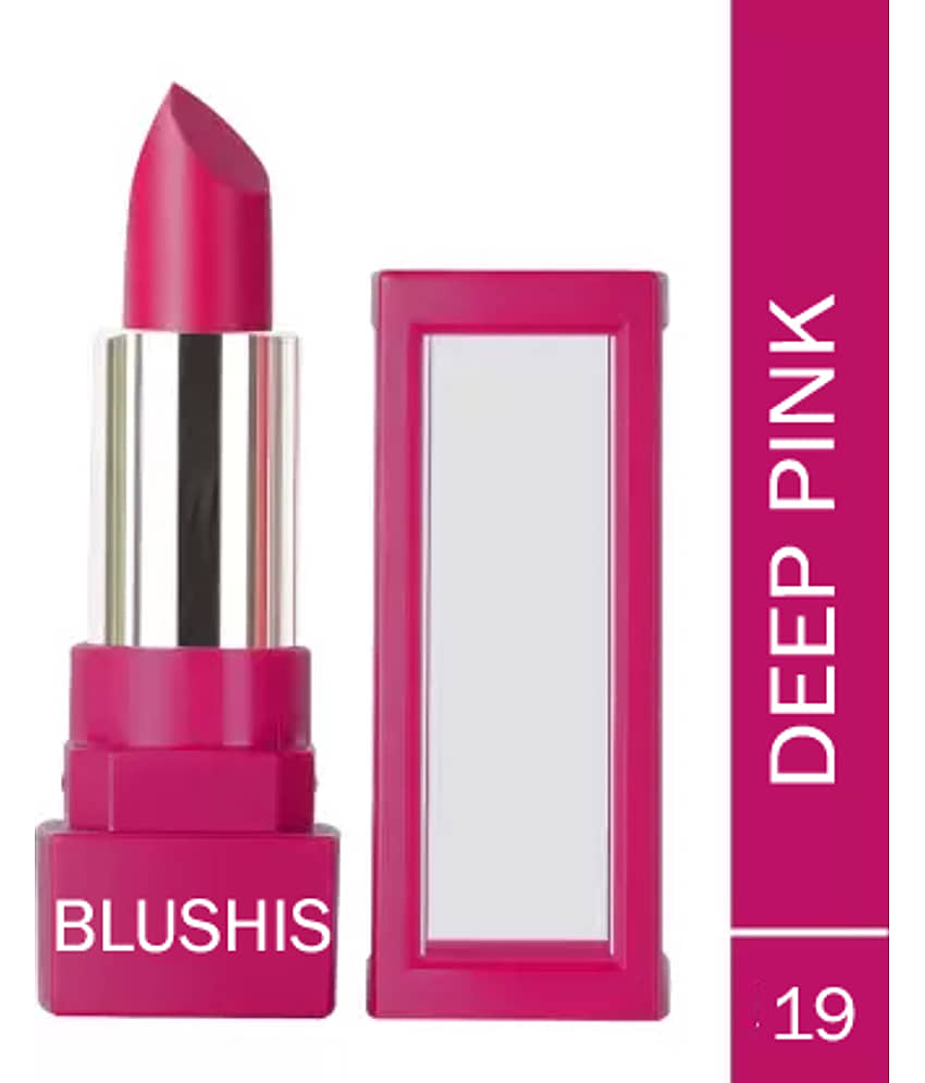 BLUSHIS Long Lasting Non Transfer Pink Matte Lipstick view 2