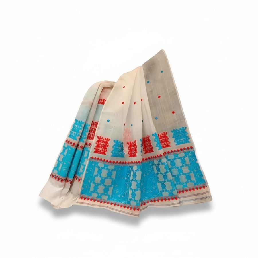 Traditional Handloom Style Saree view 2