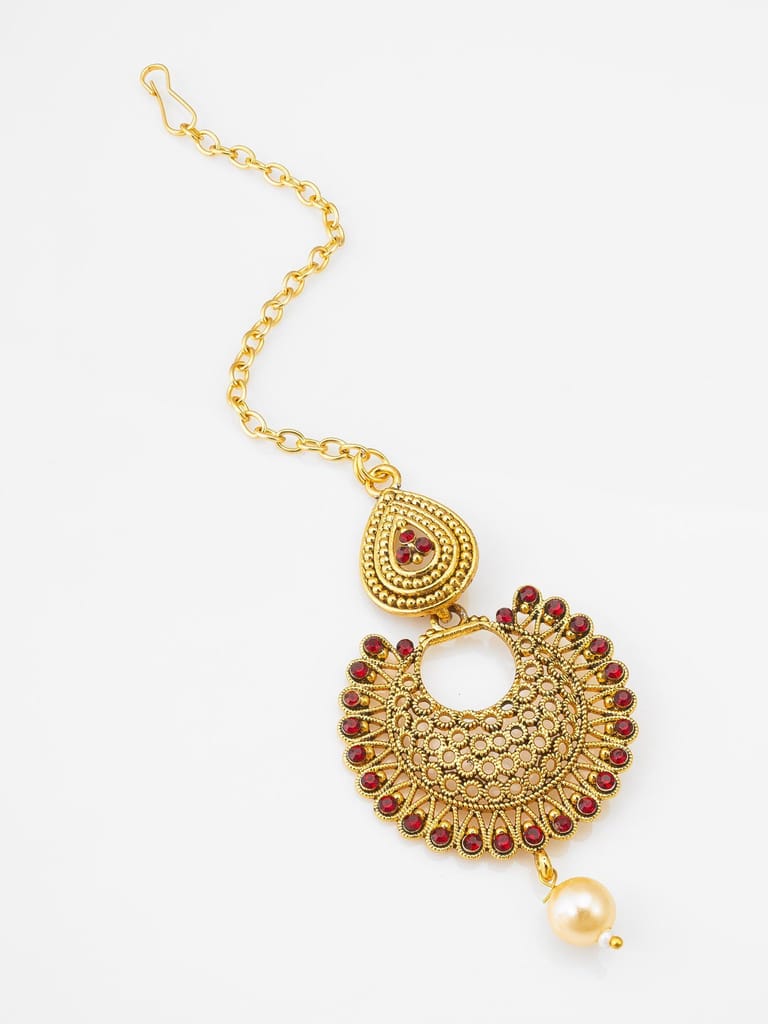 Morison Minimal Crystal Chain Mangtikka Subtle Charm for Modern Looks view 2