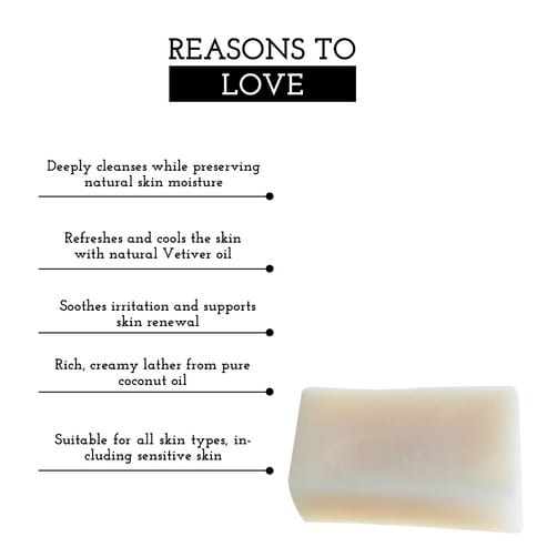 100% Natural Vetiver Soap view 2
