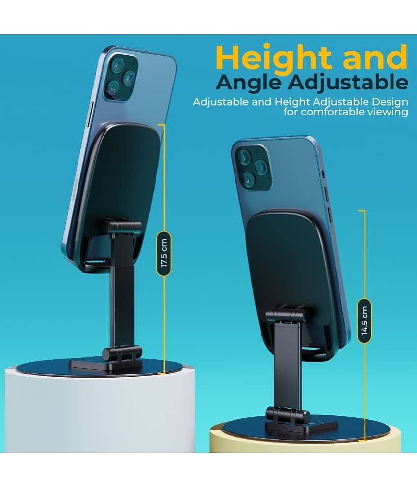 Elv Adjustable Mobile Holder for Smartphones and Tablets ( Black ) view 2