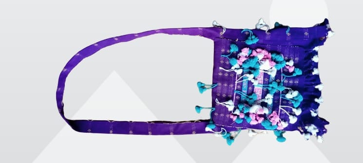 Karbi Handwoven Shoulder Bag view 2
