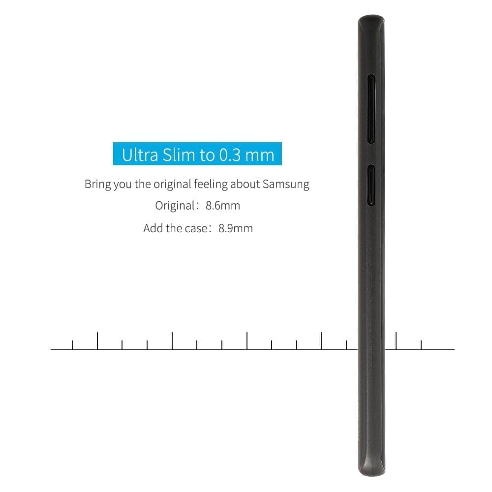 Memumi Slim Series Ultra Thin 0.3 mm Back Cover for Samsung Galaxy Note 9 - Trans Black (6.4") view 2