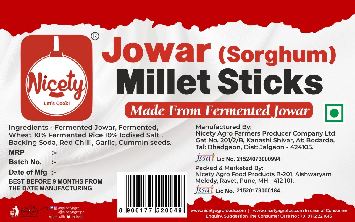 Jowar (Sorghum) Millet Sticks 250g view 2
