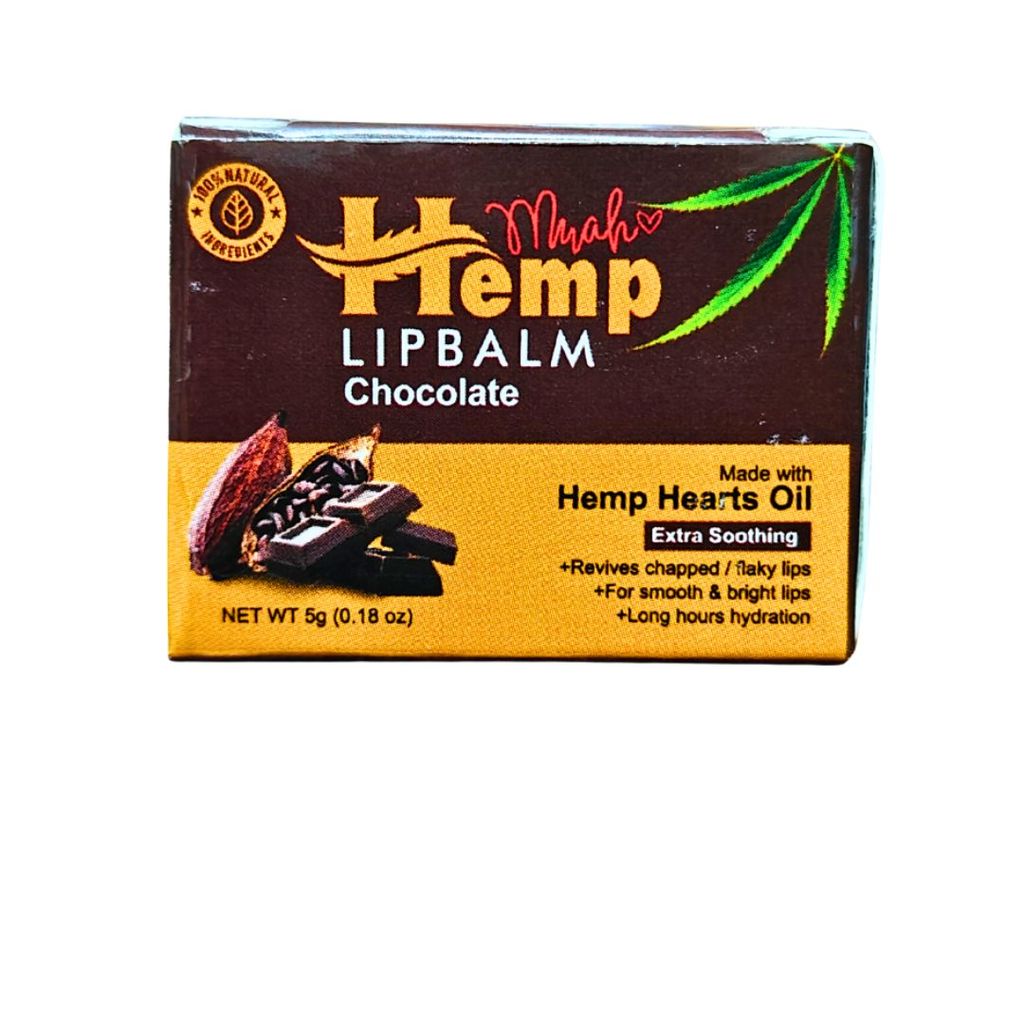 INDUS HEMP LIP BALM|CHOCOLATE | SPF 15 | RESTORES DEHYDRATED LIPS view 2