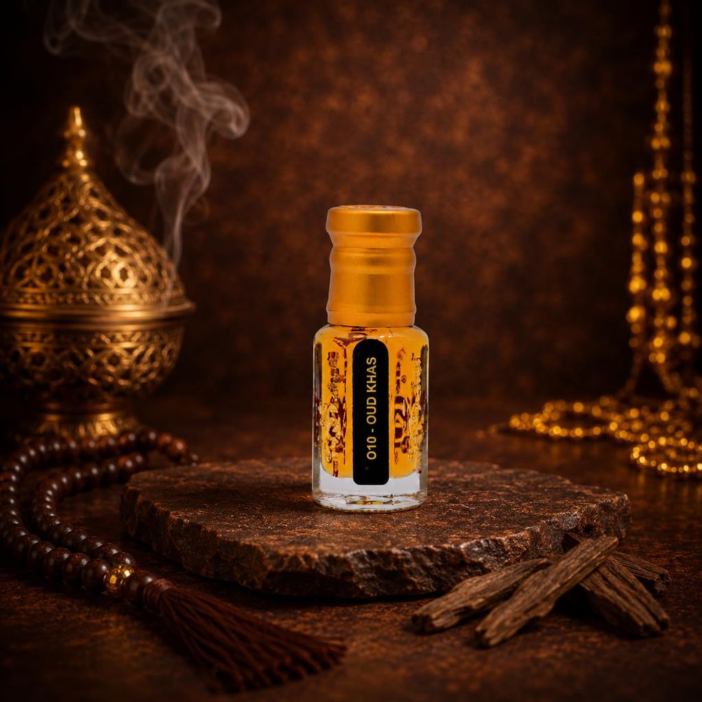 alNaqi Oud Khas 6ml - Original Oud Khas Attar, Alcohol Free Earthy Agarwood Oil, Long Lasting Oud-Khas-Scent, Premium Traditional-Ittar-Oil view 2
