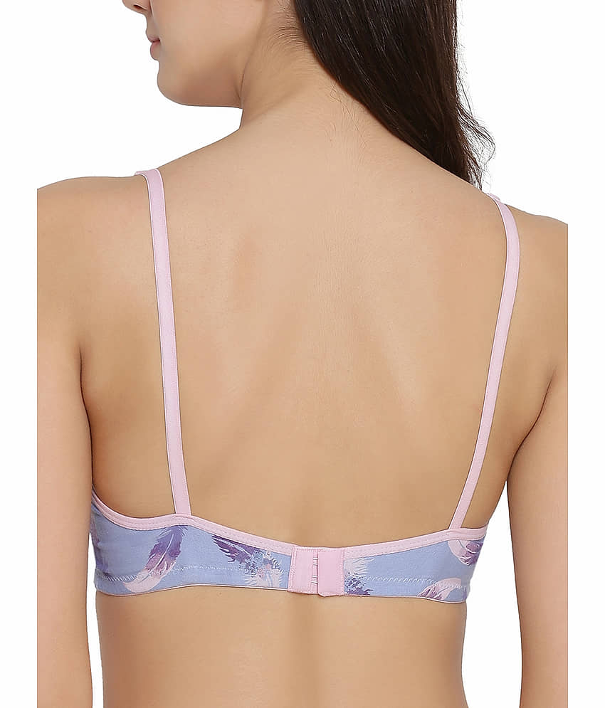 Clovia Cotton Everyday Bra - Blue view 2