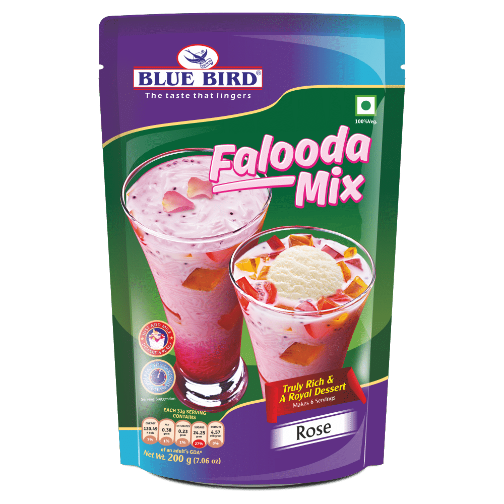 Blue Bird Falooda Mix Rose, 200 gm