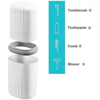 Travel Toothbrush Holder Case Square Toothbrush Box Cover view 2