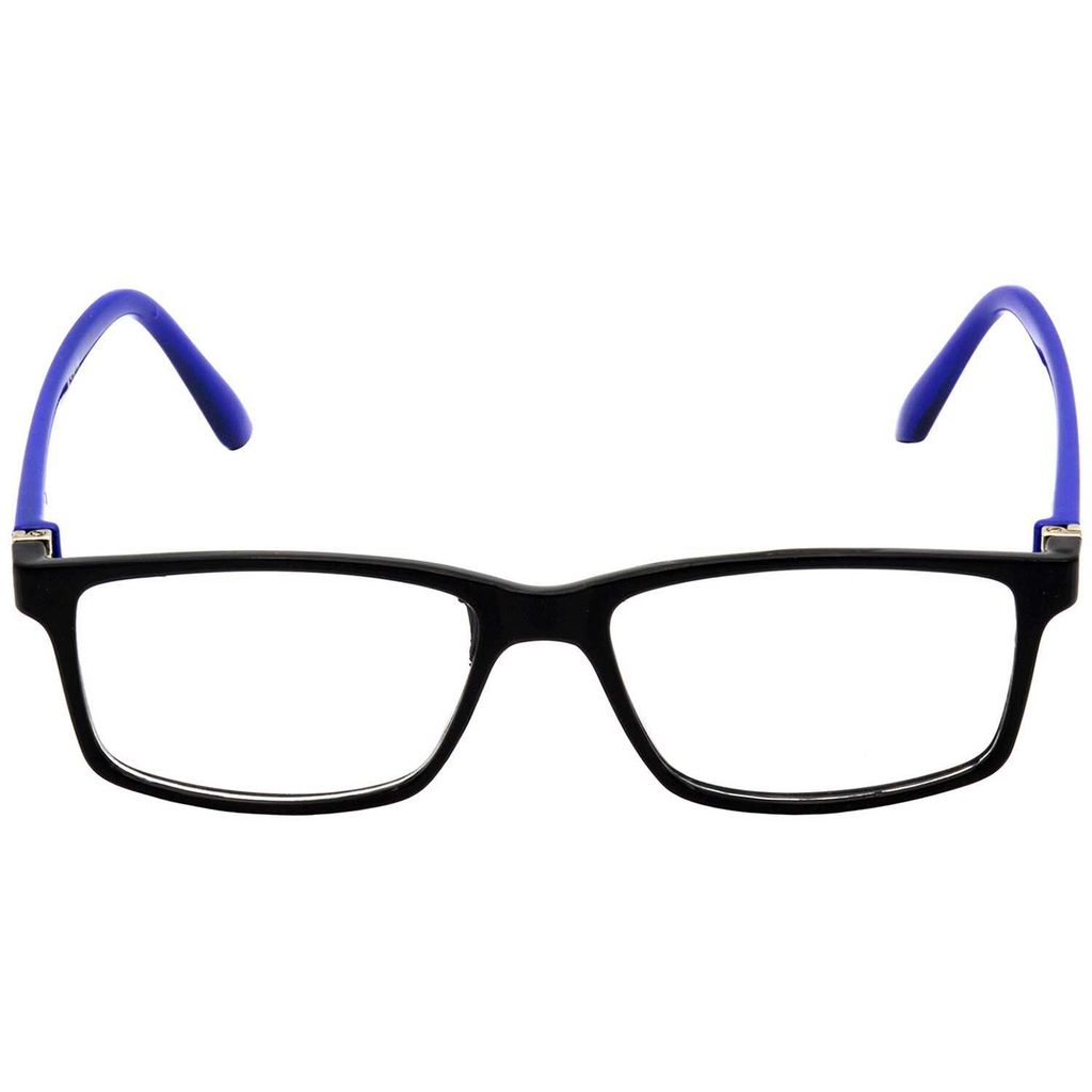 Hrinkar Plastic Full Rim Rectangle stylish eyeglasses Men & Women - HFRM-BK-BU-11 view 2
