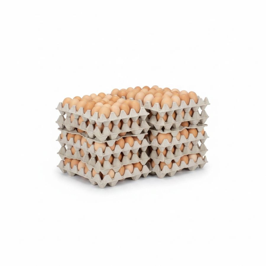 Fresh Farm Eggs - 100 gm - One tray of eggs view 2