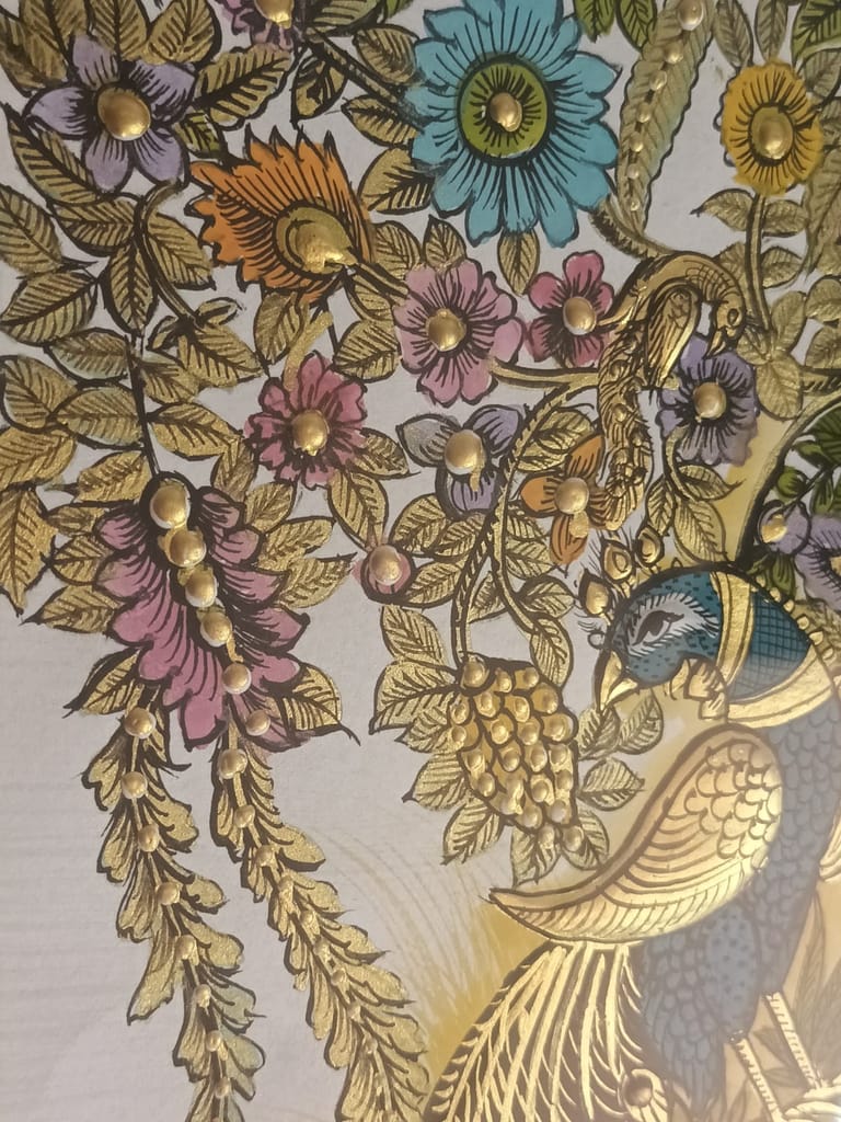 Pichwai Painting- Life Of Tree for home wall decor view 2