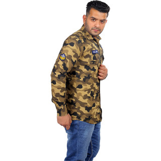 Pinjar Military Camouflage Khaki Shirt view 2