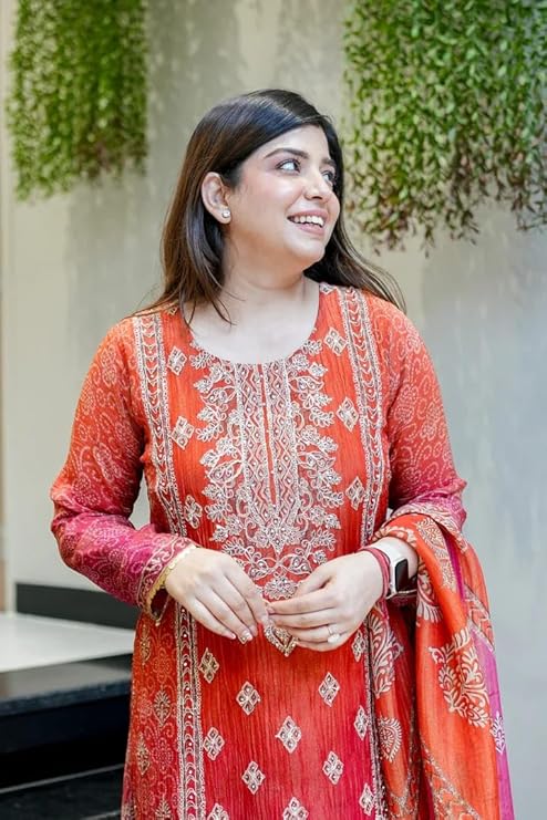 Printed Kurta Set with Elegant Dupatta view 2