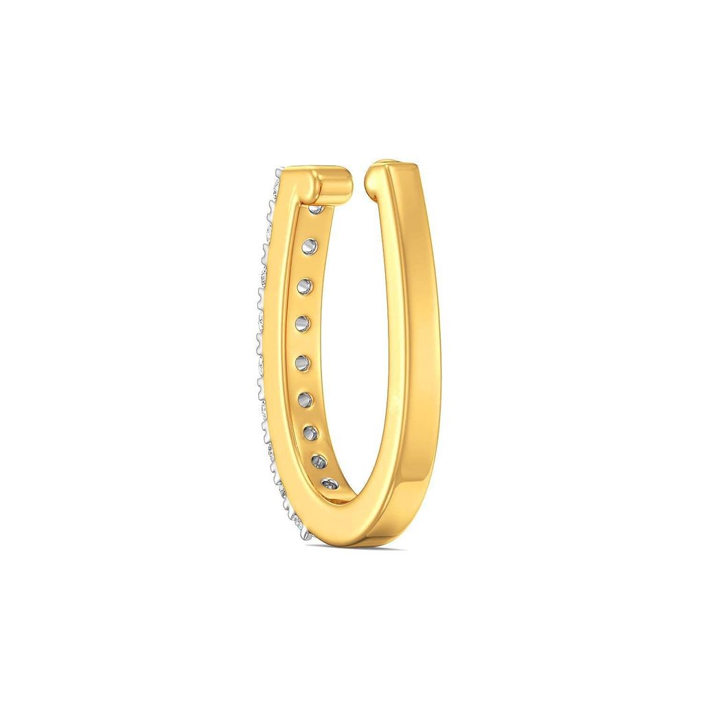 Nakoda Art Jewellery Gold Plated Clip On Nose Rings Without Piercing for Women Stylish. view 2