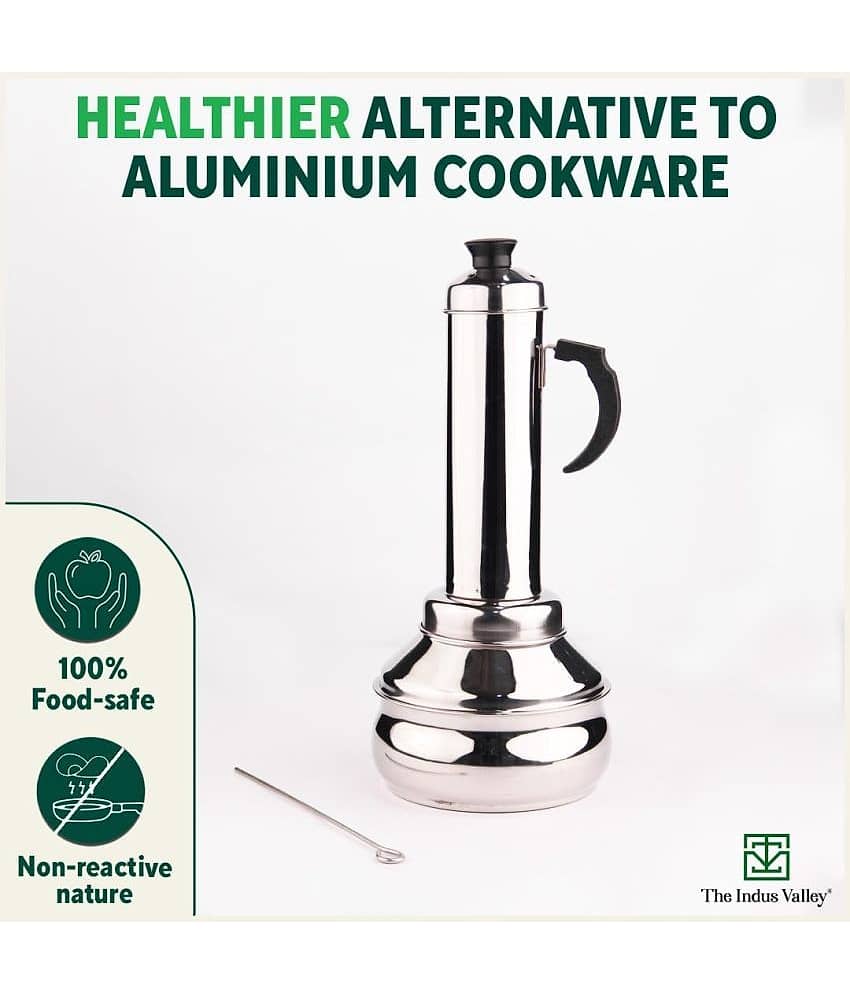 The Indus Valley Stainless Steel Steamer mL view 2