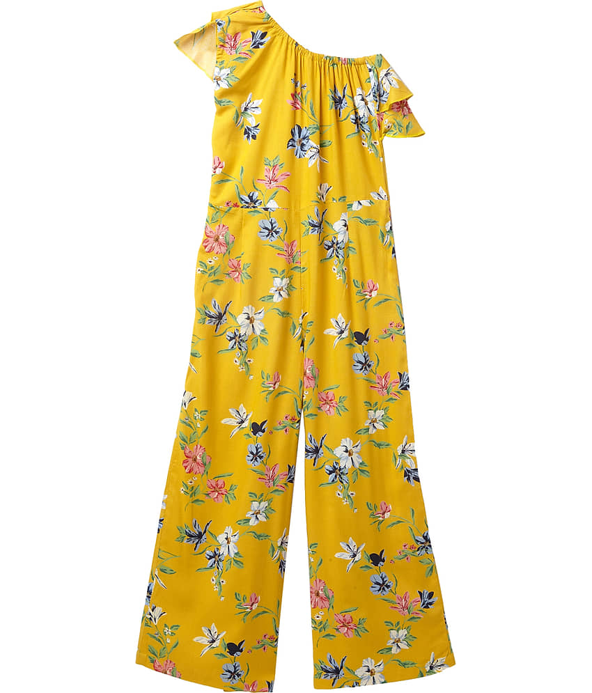 Cub Mcpaws Girls Rayon Jumpsuit ( Yellow ) view 2