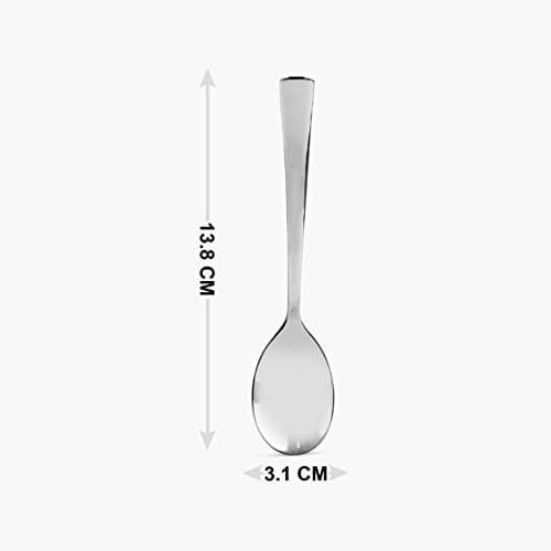 FnS Phoenix Stainless Steel Designer Black Dinner/Dessert Spoon (6 PCs Dinner Spoon) view 2