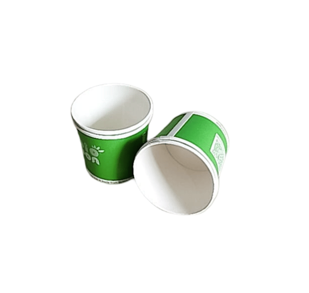 Biodegradable Paper Cups -100% Natural Materials - 8oz (Pack of 25) view 2