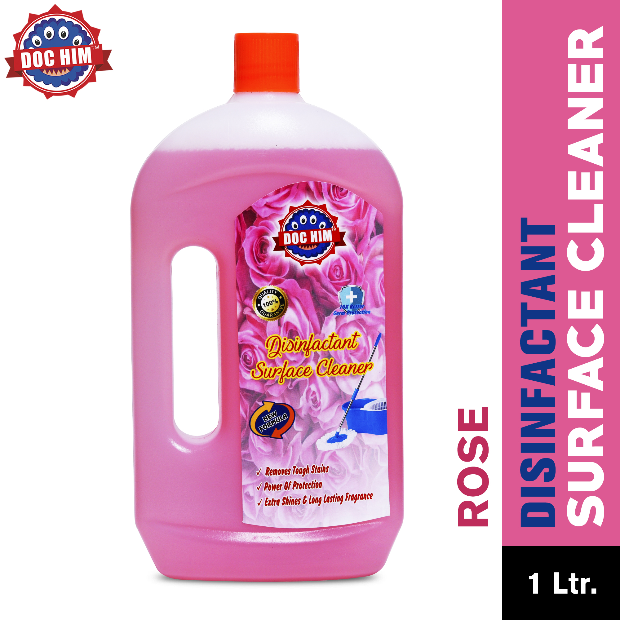Doc Him ROSE Disinfectant Surface Cleaner 1000 ML | 1 LITRE