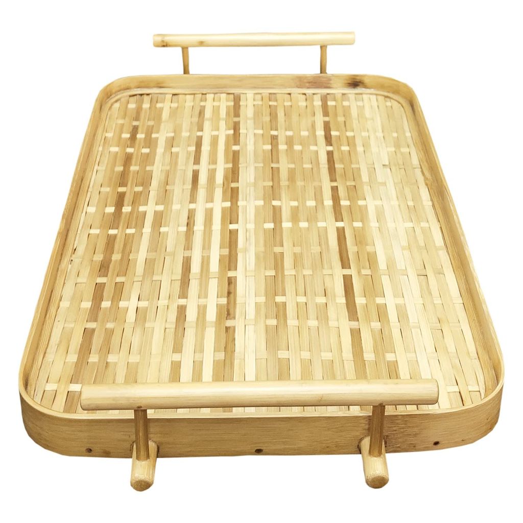 Handmade Bamboo Tray - Big by Garvi Gurjari view 2