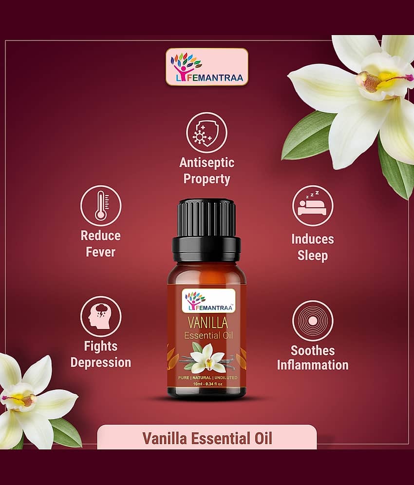 LIFEMANTRAA Vanilla Essential Oil 15 mL ( Pack of 1 ) view 2