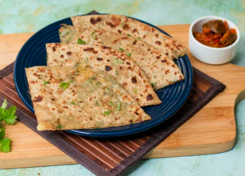 Aloo stuffed paratha