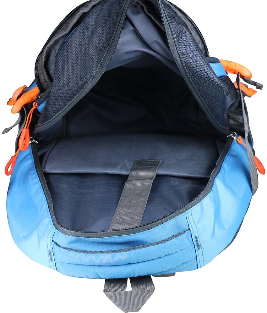 Da Tasche - Light Blue Polyester Backpack ( 45 Ltrs ) view 2