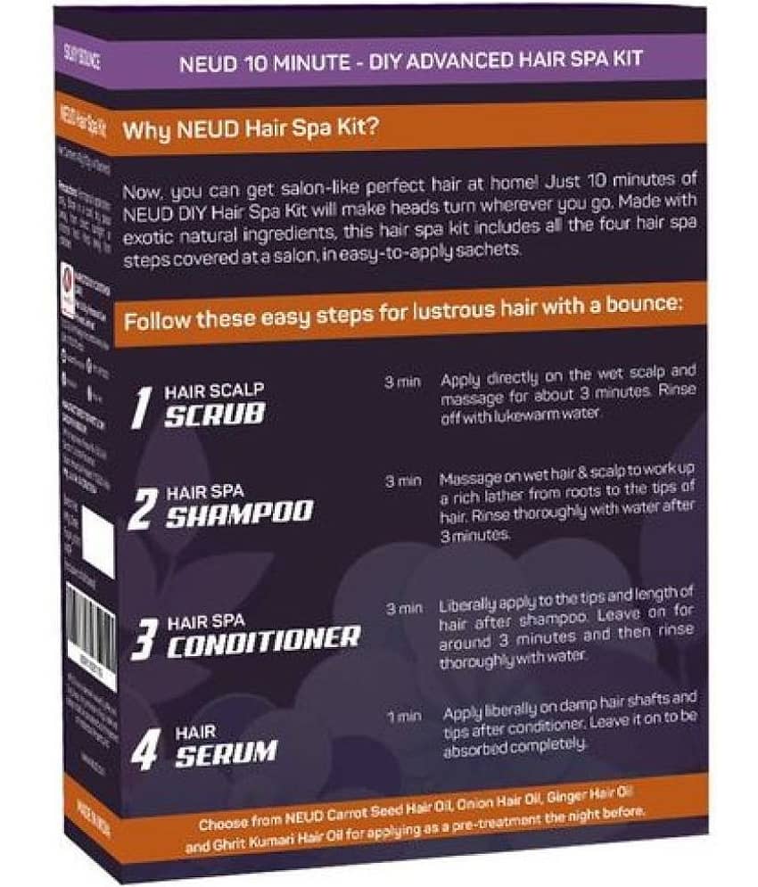 NEUD 4-Step DIY Advanced Hair Spa Kit for Salon-Like Silky Bounce at Home - 1 Pack (40 g) view 2