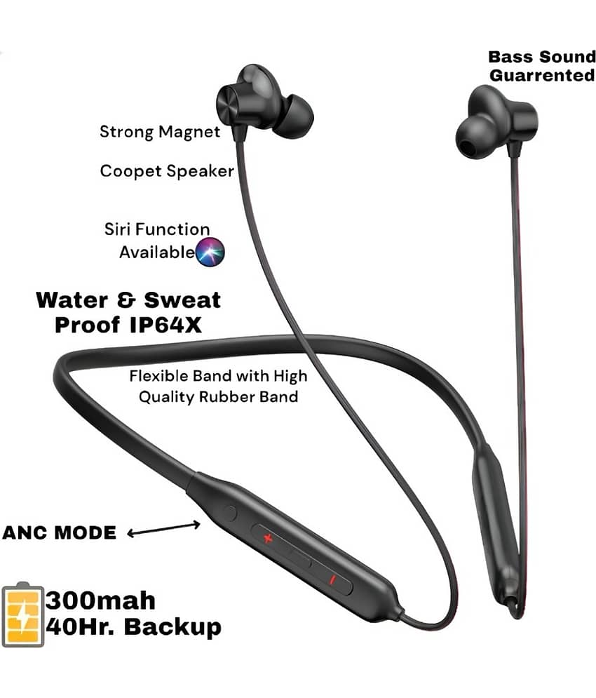 UCOOL Bullets Z2 Bluetooth Black In-the-ear Bluetooth Headset with Upto 30h Talktime True Wireless - Blue view 2