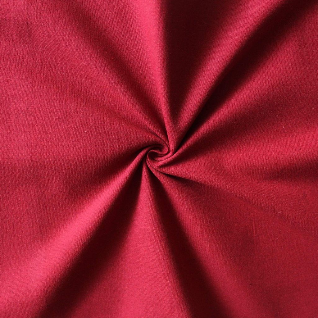 AIRWILL 100% Cotton Solid Pattern 6 Seater Rectangle Table Cover Sized, 56x71 inches (Maroon, Pack of 1) view 2