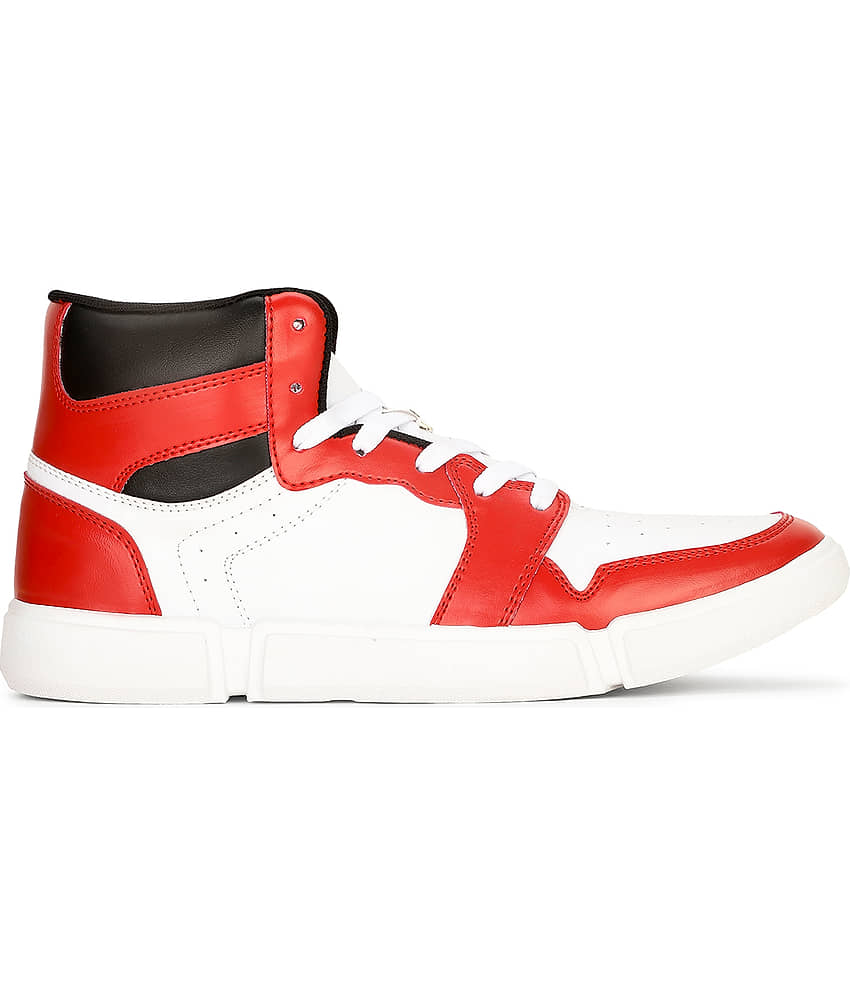 Bata Red Men's Sneakers view 2