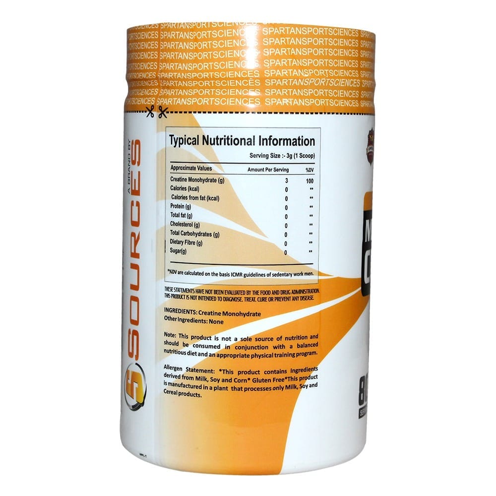 Spartan Sport Sciences Muscle Creatine view 2