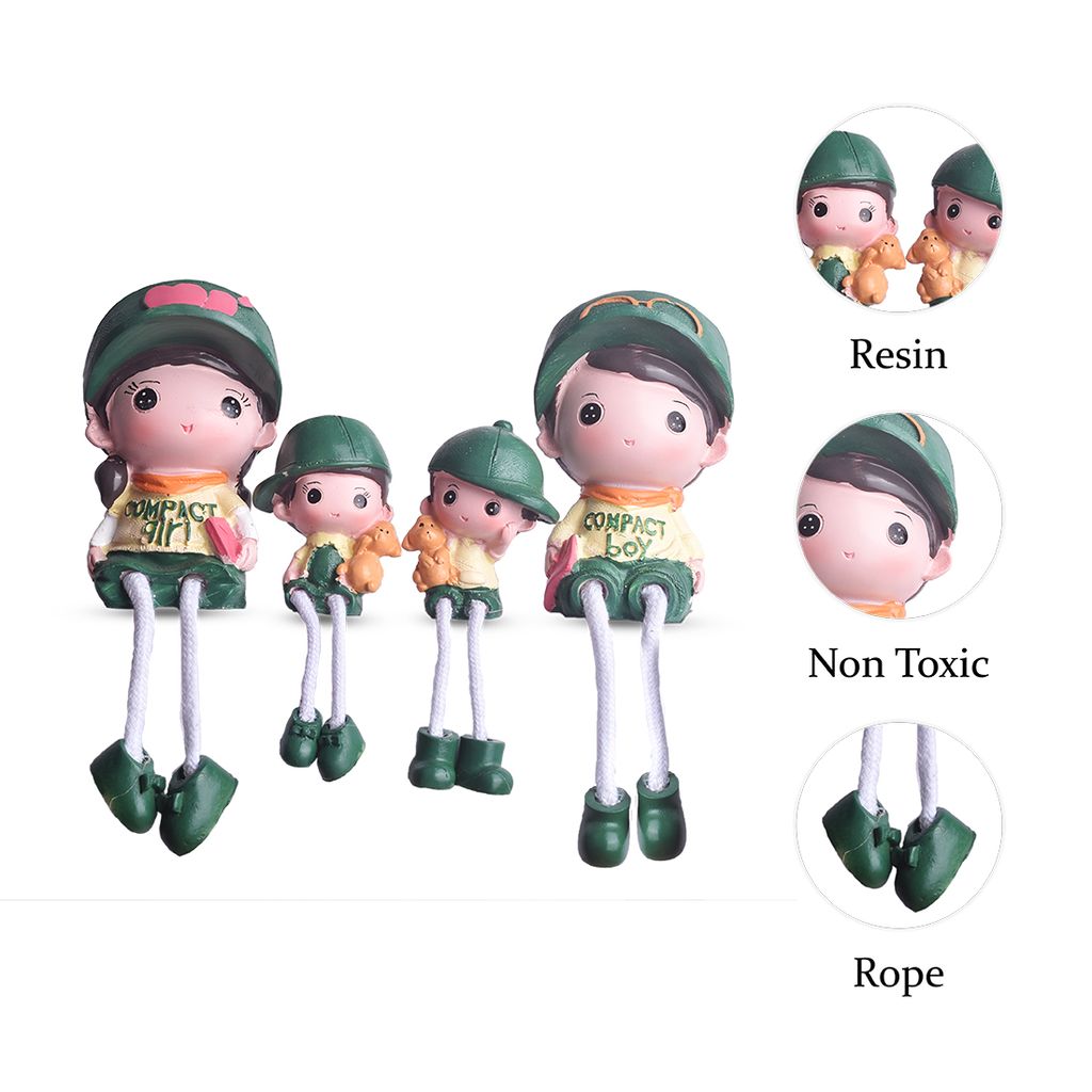 Lovable Family Hanging Leg Statue | Best Gift Items | Best Gift Items | Gift Ideas For Women | Gift Ideas For Men | Gift Ideas For Mom | Valentine Gift Ideas view 2